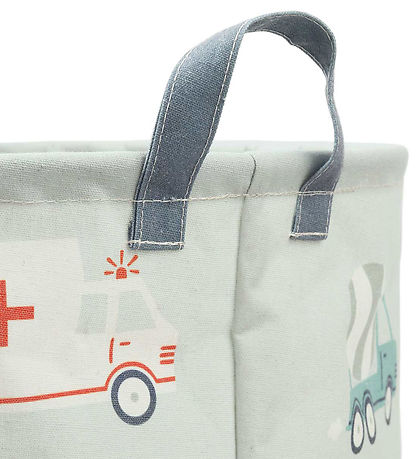 A Little Lovely Company Opbevaringskurv - 40x50 cm - Vehicles