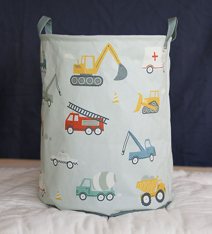 A Little Lovely Company Opbevaringskurv - 40x50 cm - Vehicles