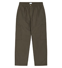 Grunt Bukser - Marquis Loose Tapered - Armygrøn
