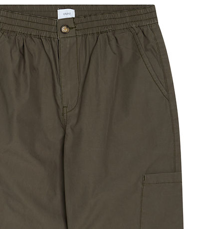 Grunt Bukser - Marquis Loose Tapered - Armygrøn