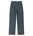 Grunt Trousers - Worker - Navy/White Striped