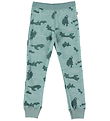 Joha Leggings - Uld/Bambus - Grøn Aop
