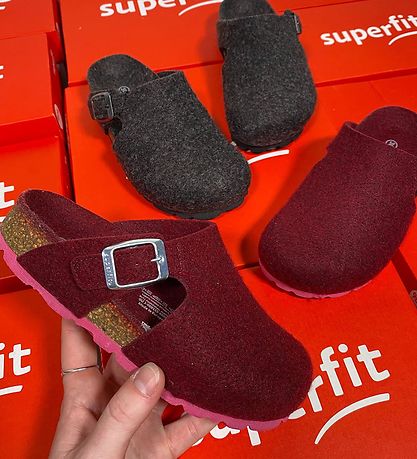 Superfit Hjemmesko - Fussbettpantoff - Rød