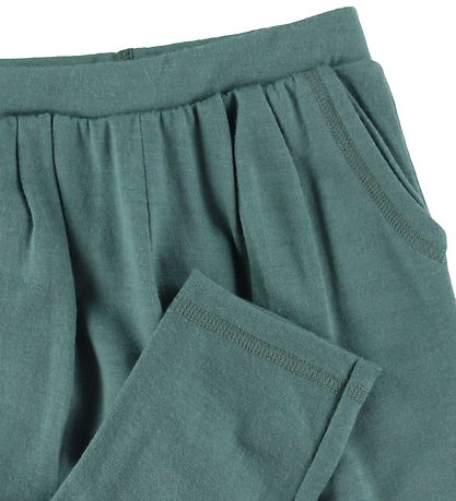 Joha Leggings - Uld - Mørk Grøn