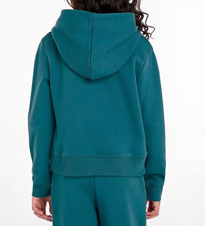Calvin Klein Hættetrøje - Logo Boxy - Atlantic Deep