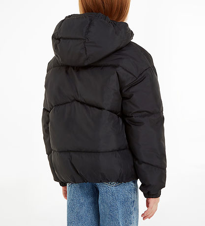 Calvin Klein Dynejakke - CK Short Puffer - Sort