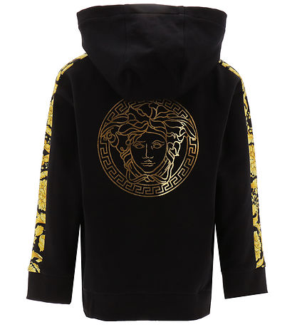 Versace Hættetrøje - Barocco - Sort m. Guld