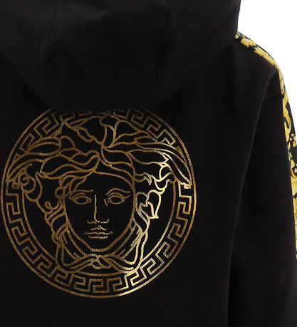 Versace Hættetrøje - Barocco - Sort m. Guld