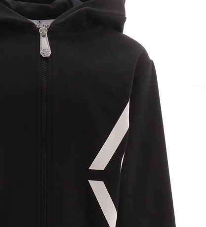 Philipp Plein Cardigan - Sort m. Hvid