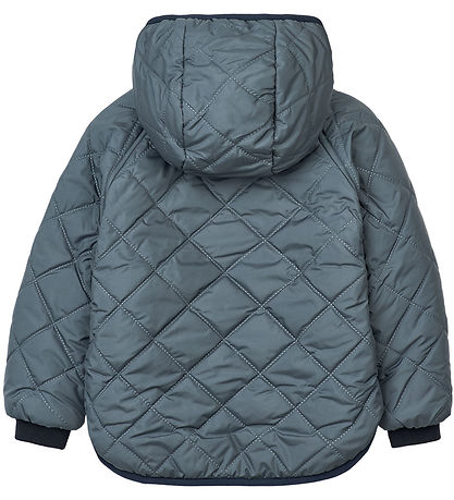 Liewood Termo/Fleecejakke - Jackson - Vendbar - Whale Blue Multi