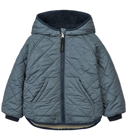 Liewood Termo/Fleecejakke - Jackson - Vendbar - Whale Blue Multi