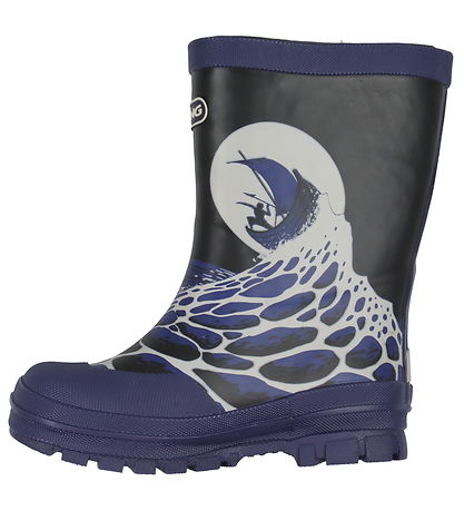 Viking Termostøvler - Jolly - Navy m. Havmonster