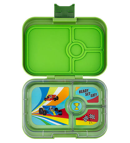 Yumbox Madkasse m. 4 Rum - Bento Panino - Mattcha Green - Race 