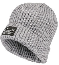 Didriksons Hue - Strik - Bus - Grey Melange