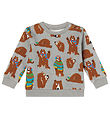 Stella McCartney Kids Sweatshirt - Gråmeleret m. Bjørne