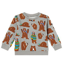 Stella McCartney Kids Sweatshirt - Gråmeleret m. Bjørne