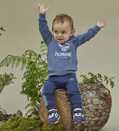 Hummel Sweatshirt - hmlCitrus - Mørkeblå