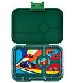 Yumbox Madkasse m. 4 Rum - Bento Tapas - Greenwich Green/Race 