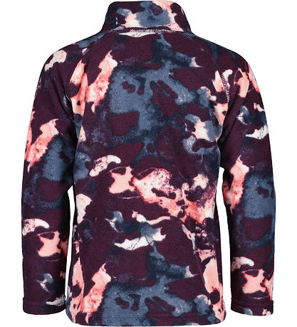 Didriksons Fleecejakke - Monte Kids Full Zip - Salt Purple