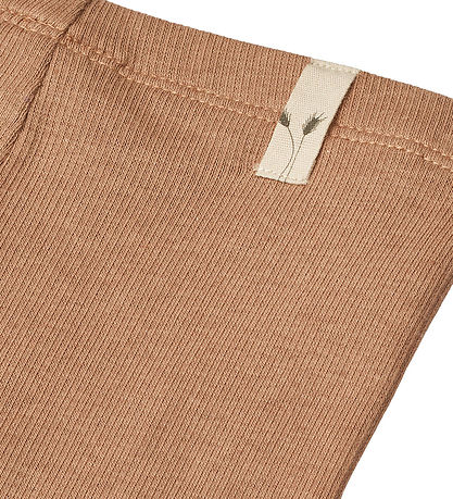 Wheat leggings - Rib - Maddy - Berry Dust