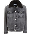 Calvin Klein Denimjakke m. For - Visual Grey