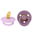 BIBS Colour Sutter - 2-pak - Str. 2 - Anatomisk - Violet Sky/Mau