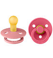 BIBS Colour Schnuller - 2er-Pack - Gr. 1 - Rund - Dusty Pink/Cor