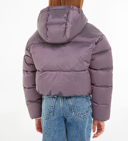 Calvin Klein Puffer Jacket - Hyper Two Tone - Amaranth