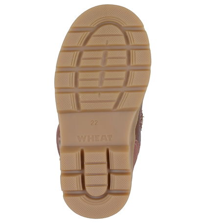 Wheat Vinterstøvler - Koa High Tex - Dusty Rouge m. Blomster