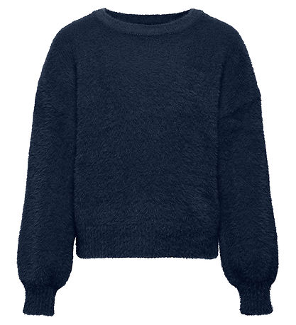 Kids Only Bluse - Strik - KogNewPiumo - Dress Blues