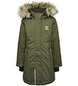 Hummel Vinterjakke - hmlAlma Tex - Olive Night