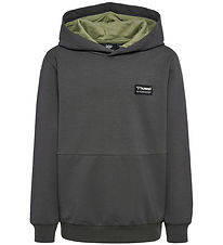 Hummel Hættetrøje - hmlGlen - Asphalt