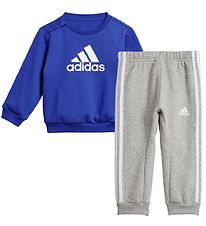 adidas Performance Sweatsæt - I BOS LOGO JOG - Blå/Hvid