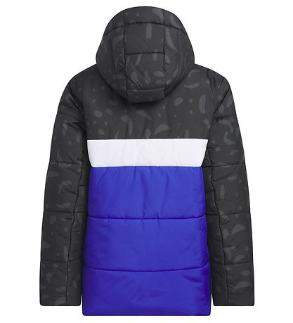 adidas Performance Dynejakke - JB CB PAD JKT - Sort/Hvid/Blå