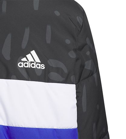 adidas Performance Dynejakke - JB CB PAD JKT - Sort/Hvid/Blå