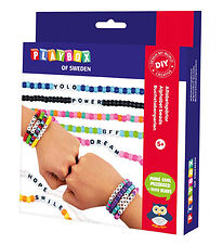 Playbox Armbåndssæt - Alfabet Perler
