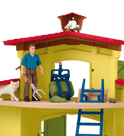 Schleich Farm World - 50x16x30 cm - Stor Bondegård 42605 - Gul