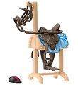 Schleich Horse Club - 10 cm - Sadelstativ m. Sadel & Hovedtøj 42