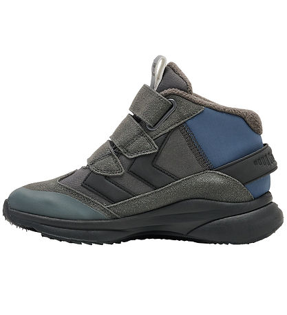 Hummel Vinterstøvler - Reach Zero Mid Tex JR - Grå/Sort/Blå