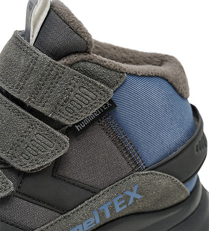 Hummel Vinterstøvler - Reach Zero Mid Tex JR - Grå/Sort/Blå