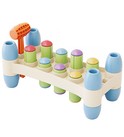 Quercetti Hammerbræt - PlayEco+ - 34 Dele - 84120