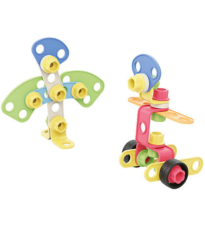Quercetti Byggesæt - Techno Jumbo PlayEco+ - 52 Dele - 86164