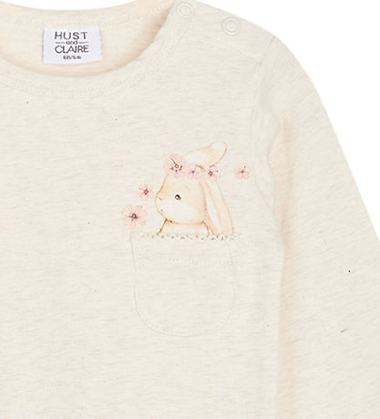 Hust and Claire Bodysuit l/s - Barina - Whisper Melange