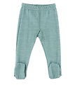 Joha Leggings - Uld/Bambus - Grøn