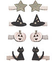 Mimi & Lula Hårspænder - 8 stk - 3,5 cm - Mini Spooky Halloween
