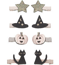 Mimi & Lula Hårspænder - 8 stk - 3,5 cm - Mini Spooky Halloween
