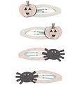 Mimi & Lula Hårspænder - 4 stk - 5,5 cm - Pumpkin Spider Hallowe