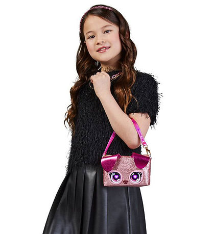 Purse Pets Håndtaske m. Lys - Dazzling Diva - Rosa Glimmer