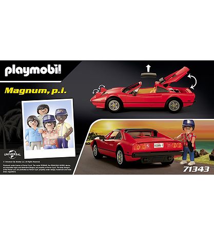 Playmobil Magnum, p.i. - Ferrari 308 GTS Qu... - 71343 - 48 Dele