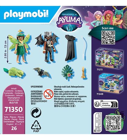 Playmobil Ayuma - Forest Fairy & Bat Fairy... - 71350 - 26 Dele